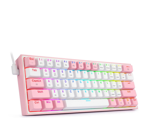REDRAGON Fizz Pro (biało-różowa) K616RGB-PRO white pink - 1268110 - zdjęcie 4